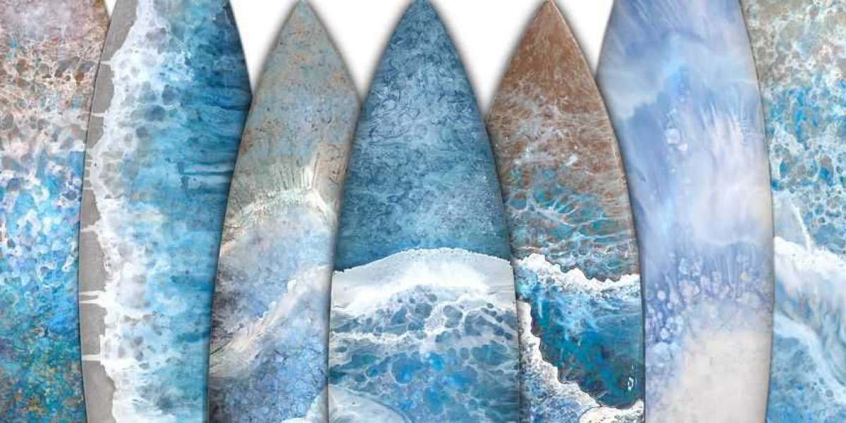 Ride the Crest of Creativity: Surfboard Art by Carolyn Johnson